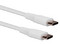 Cable Vorago CAB-CC01W de Conector USB-C a USB-C, Carga rápida, 1m. Color Negro.