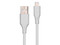 Cable Vorago VOR-CAB-L01W, USB a Lightning, 1m, color blanco.