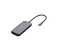 Adaptador de pantalla inalámbrico Share My Screen USB-C de 1080p con concentrador USB y lector de tarjetas