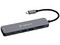 Hub Verbatim USB-C Essentials, 2x USB-A, 2x USB-C, ranuras para tarjetas SD y microSD, 1x HDMI 4K, diseño compacto y versátil.