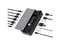 Docking Station Verbatim Pro 32174 15 en 1, USB Tipo C y A, RJ-45, HDMI, SSD Vi3000 de 256 GB Incluido. Color Gris.