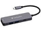 Hub Verbatim Essentials Multipuerto USB- C con 4 Puertos, Color Plateado.