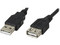 Extensión XTech XTC-301 de cable USB 2.0, A macho / A hembra de 1.8m. Color Negro.