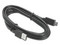 Cable USB tipo C (macho) a USB 2.0 (macho) de 0.90m. Color Negro.