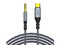 Adaptador Acteck Gatex Audio AA430, USB-C a Jack 3.5 mm (M-M), 1.2 m. Color Gris.
