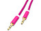 Cable de audio BRobotix de 3.5mm (macho) a 3.5mm (macho), 1 m. Color Rosa.