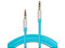 Cable de Audio estéreo BRobotix Mini Jack de 3.5mm M-M, 1.3m. Color Azul.