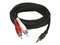 Cable BRobotix RCA Dual a 3.5mm (M-M), de 1.8m. Color Negro.