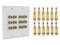 Kit de Placa de Pared Epcom EP-WP6S-KIT con 6 Pares de conectores tipo banana (Rojo/Negro), Postes de unión tipo banana, Conectores enchapados en oro.
