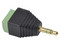 Adaptador para Audio y Video Epcom JR58 de 3.5 mm, 3 terminales atornillables.