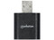 Adaptador de Sonido Manhattan 152754, USB-A a 3.5 mm (M-H), Admite Sonido Estéreo 2.1, Color Negro.
