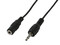 Cable estéreo Extensión 3.5mm M-H, 1.8m