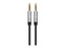 Cable auxiliar de audio Manhattan de 1m, 3.5mm. Color Negro.