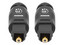 Cable de audio óptico digital SPDIF de 2m. Color Negro