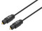 Cable de audio óptico digital SPDIF de 2m. Color Negro