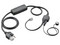 Conector Macho Poly Hookswitch Electrónico TAA APV-63 para Plantronics. Color Negro