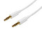 Cable de 2 metros Slim Delgado de Audio Estéreo Mini Jack Plug 3.5mm TRRS, Macho a Macho, Color Negro.