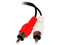 Cable Adaptador de Audio Estéreo Mini Jack de 3.5mm (hembra) a RCA (macho) de 15cm.