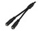 Adaptador Divisor StarTech de 3.5mm (M) a dos de 3.5mm (H)