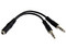 Adaptador Divisor StarTech de 3.5mm (H) a dos de 3.5mm (M)