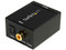 Adaptador Convertidor de Audio Digital Coaxial SPDIF o Toslink Óptico a RCA Estéreo Analógico