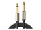 Cable de Audio Ugreen de Conectores TRS (6.35mm), Mono, Nylon Trenzado, 10m. Color Negro.