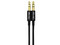 Cable de Audio VORAGO AC-365810-4, Longitud 1.0 m, Conector Jack 3.5 mm  a Jack 3.5 mm (M-M), Color Negro.