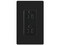 Caja de Pared Lutron CAR-15-BL-S de Tomacorriente, receptáculo convencional, Color Negro.