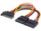 Adaptador divisor Manhattan de SATA (M) a 2 x SATA (H), 15cm.