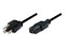Cable de corriente universal IEC, 1.2m, compatible con CPU, monitor o fuente de poder.