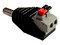 Paquete de 10 adaptadores SAXXON SX-52-A tipo Jack Hembra, polarizado de 12V con terminales de presión.