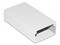 Canaleta Plástica SBE TECH PVC Autoextinguible Blanco 1.7 cm x 3.7 cm.