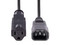 Extensión de cable de alimentación StarTech, IEC 320 C14 a NEMA 5-15R, 1m.