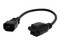 Cable de Alimentación para Computadora de IEC 60320 C14 a NEMA 5-15R, 30cm.