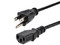 Cable 91cm de Alimentación Corriente para PC Computadora C13 a NEMA5-15P 14AWG - Toma a Tierra
