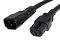 Cable 1.8m 14 AWG Adaptador Jumper Bridge IEC C14 a IEC C15 para Servidor UPS