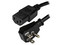 Cable de energía plano de NEMA 5-15P (macho) a C13 (hembra), 1.8m. Color negro.