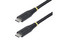 Cable StarTech USB-C (M) a USB-C (M), 3m, Recubrimiento de Silicona Trenzada.