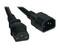 Extensión de cable de alimentación de C14 (M) a C13 (H), 1.2 m.