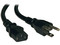 Cable de alimentación Tripp Lite NEMA 5-15P a IEC 60320 C13 de 4.57 m.