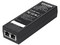 Inyector PoE Gigabit VIVOTEK AP-GIC-011A-030 con Potencia de 30W, 1 Puerto Ethernet Compatible con IEEE 802.3af/at, Protección Contra Sobrecorriente y Cortocircuito. Color Negro.