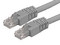 Cable de red, Cat6, UTP, RJ-45 (M-M), 2m. Color Gris.