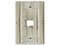 Tapa de Pared Belden A0405255, 1 Puerto MDVO, Color Gris.
