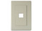 Tapa de Pared Belden A0405255, 1 Puerto MDVO, Color Gris.