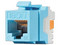 Conector Jack Modular Belden AX101315 RJ-45 Cat5e. Color Azul.