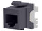 Módulo Jack KeyConnect BELDEN Cat6a. Color Negro.
