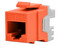Módulo Jack KeyConnect BELDEN Cat6a. Color Naranja.