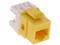 Conector jack Belden RJ-45 Cat6 UTP. Color Amarillo.