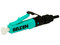 Conector Belden de Fibra Óptica LC, Multimodo, OM3. Color Aqua.
