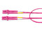 Jumper de Fibra Óptica Belden FP4LDLD003M, LC a LC (M-M), 3m, Color Rosa. 